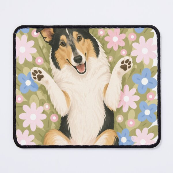 Item preview, Smooth Collie Dog Illustration | Elegant and Loyal Smooth Collie Art designed and sold by GoodyPaws.