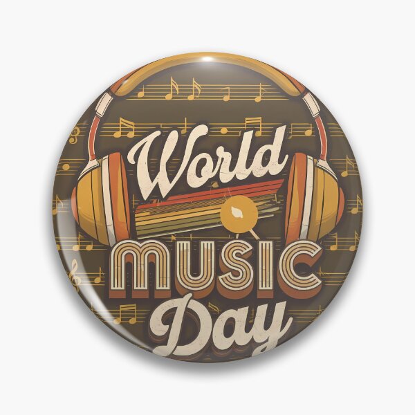 Item preview, Retro Headphones - World Music Day designed and sold by Art-Arcade6.
