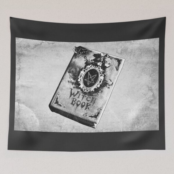 Item preview, Witch Book: Dark Occult Spell Book Pentagram Etched Illustration designed and sold by Ghoul Enterprises.