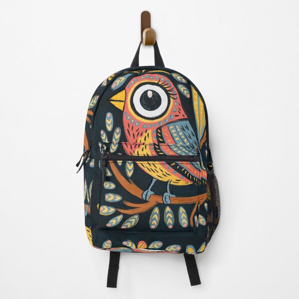 Item preview, Folk Personality Bird Print | Bird Wall Art designed and sold by Filora Atelier | Bird Art.
