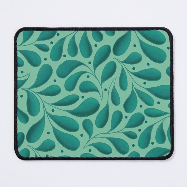 Item preview, Succulent Leaves Light Teal Collage designed and sold by Pinecone Place.