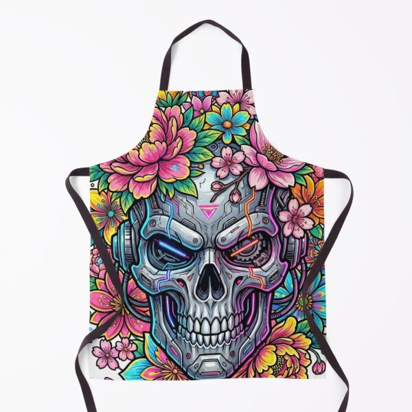 Item preview, Flowers and skulls designed and sold by PP&RAINBOW SHOP.