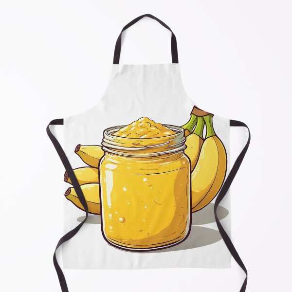 Item preview, Banana Jam Jar Illustration – Sweet Homemade Fruit Spread Design designed and sold by Karolina’s Cozy Creations.