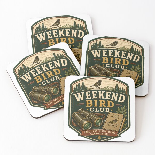 Item preview, Weekend Bird Club Retro Badge designed and sold by Apex Designs.