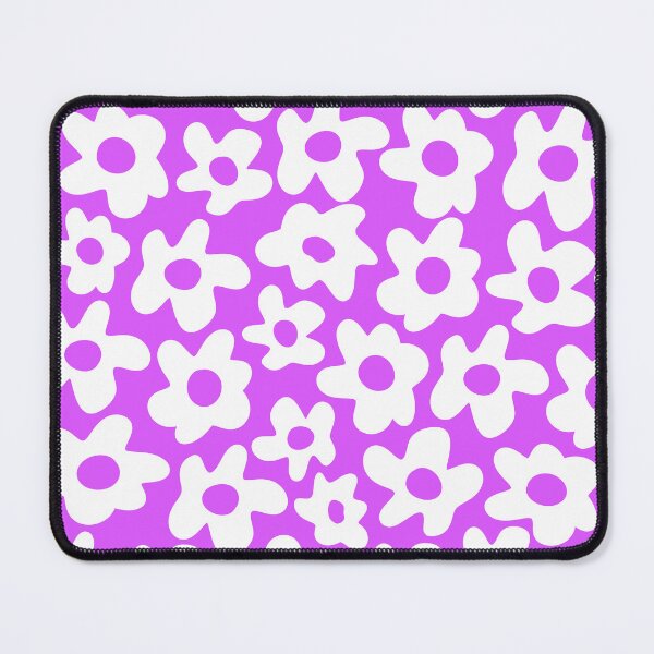 Item preview, Purple Retro Flowers Pattern designed and sold by Jeallan Designs.