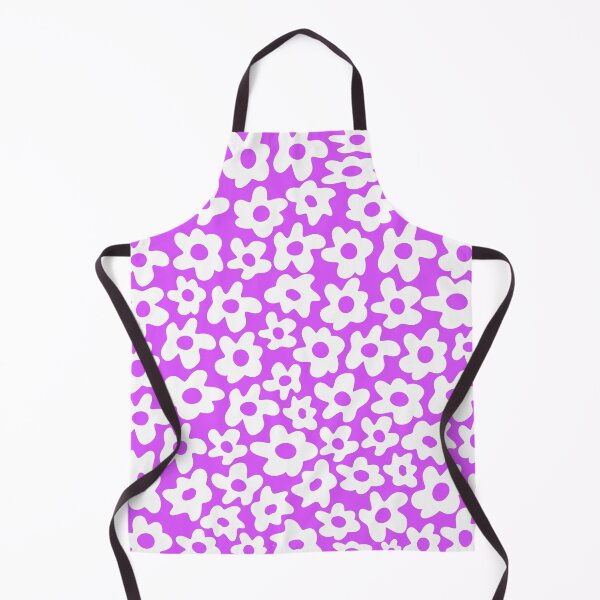 Item preview, Purple Retro Flowers Pattern designed and sold by Jeallan Designs.