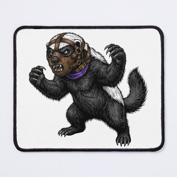 Item preview, The masked Honey Badger designed and sold by krabbaraban.