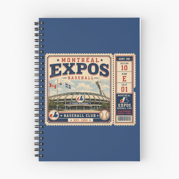 Item preview, Montreal Baseball Vintage Ticket Stub Olympic Stadium Design designed and sold by GhostDawgs.