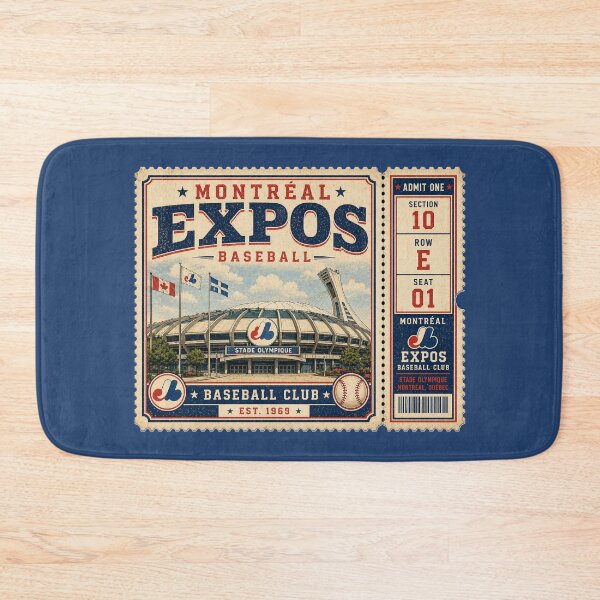 Item preview, Montreal Baseball Vintage Ticket Stub Olympic Stadium Design designed and sold by GhostDawgs.