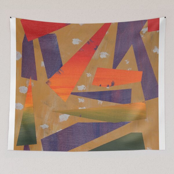 Item preview, Geometric Abstract Collage with Bold Shapes designed and sold by MaryLOwen85.