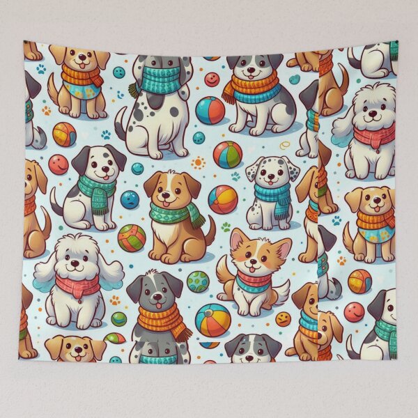 Item preview, Dogs pattern designed and sold by JALNERVION SHOP.