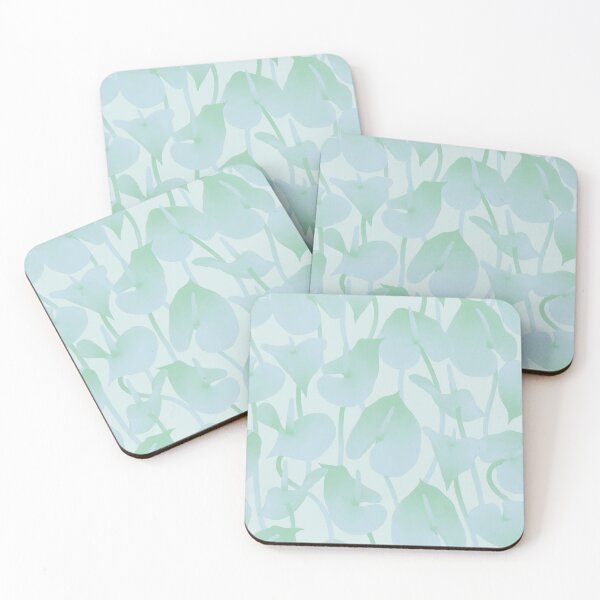 Item preview, Baby Blue anthuriums · Floral background designed and sold by dacoparo.