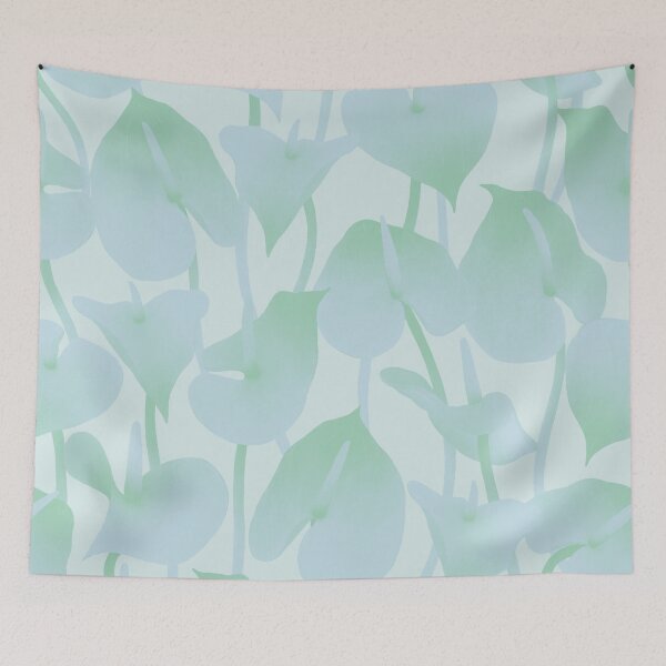Item preview, Baby Blue anthuriums · Floral background designed and sold by dacoparo.