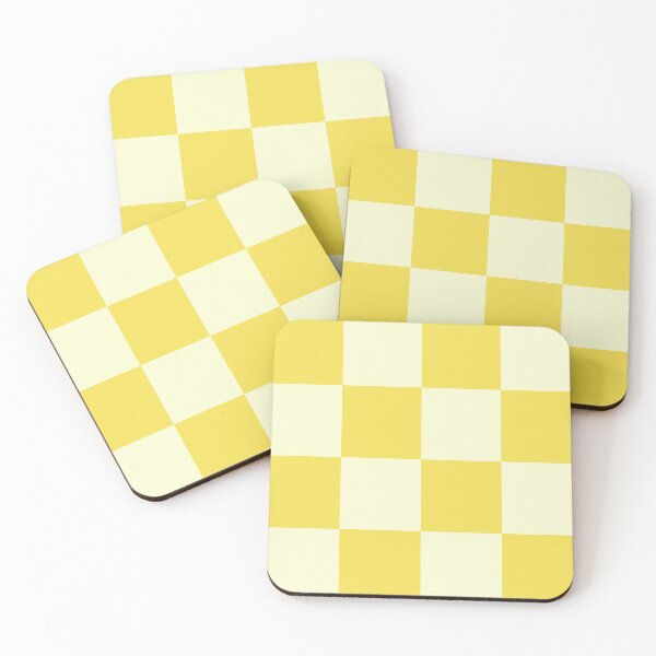 Item preview, Yellow large squares designed and sold by Mint + Midnight.