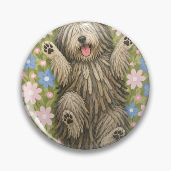 Item preview, Bergamasco Shepherd Dog Illustration | Unique and Loyal Bergamasco Art designed and sold by GoodyPaws.