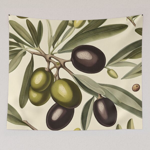 Item preview, Olives Modern Botanical designed and sold by Glimmersmith.
