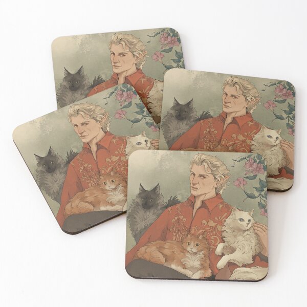 Item preview, Astarion with cats designed and sold by fonnmhar14.