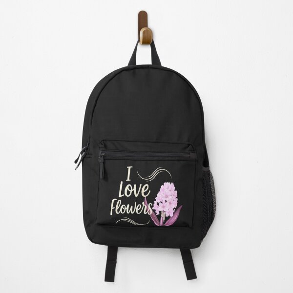 Item preview, Minimalist Pink Hyacinth Flower | Romantic Botanical Aesthetic Typography designed and sold by Aquarius-club.