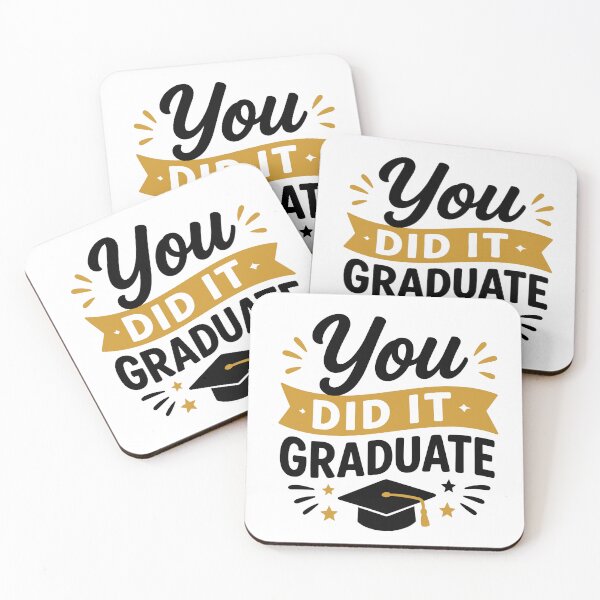 Item preview, You Did It Graduate – Graduation Congrats Quote designed and sold by Gift Phrase Studio.