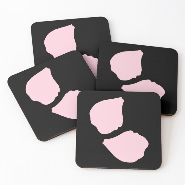 Item preview, Two Minimalist Pink Flower Elements Pun designed and sold by LekkieStudioArt.