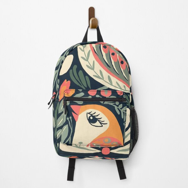 Item preview, Scandinavian Folk Bird Art designed and sold by Filora Atelier | Bird Art.