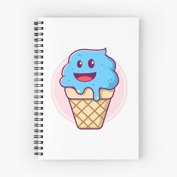 Item preview, Happy Blue Scoop Ice Cream Cartoon designed and sold by anthonyplynch.