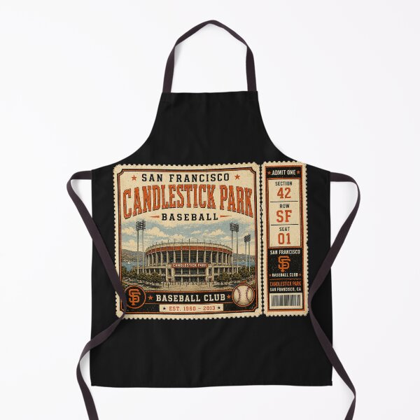 Item preview, San Francisco Baseball Vintage Ticket Stub Candlestick Park Design designed and sold by GhostDawgs.