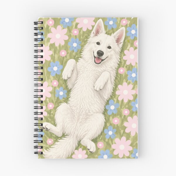 Item preview, White Swiss Shepherd Dog Illustration | Majestic and Loyal White Swiss Shepherd Art designed and sold by GoodyPaws.