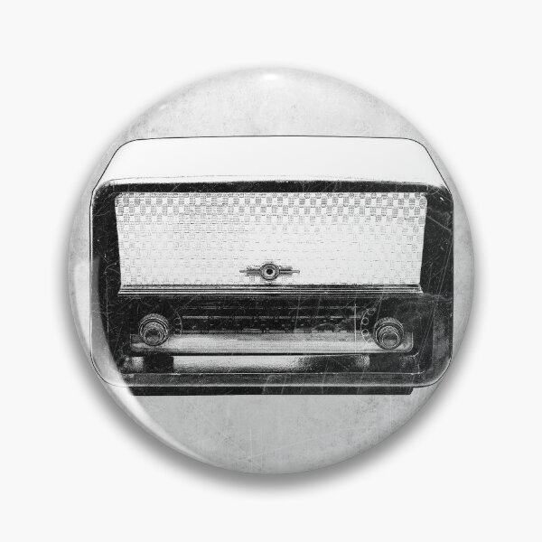 Item preview, Vintage Tabletop Radio: Mid Century Dark Retro Nostalgia designed and sold by Ghoul Enterprises.