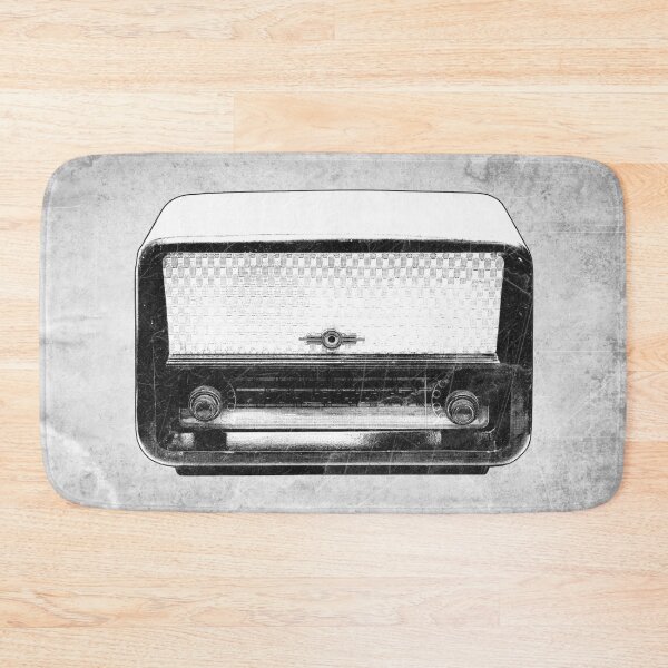 Item preview, Vintage Tabletop Radio: Mid Century Dark Retro Nostalgia designed and sold by Ghoul Enterprises.
