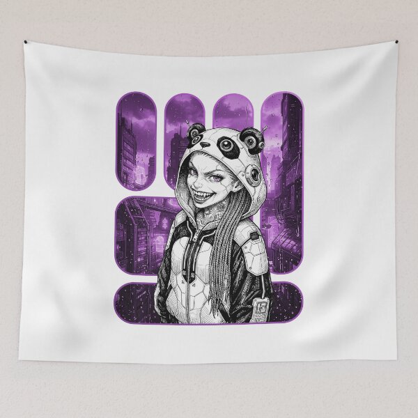 Item preview, Girl in panda kigurumi designed and sold by krabbaraban.