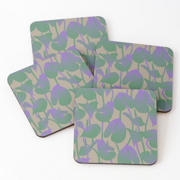 Item preview, Purple anthuriums · Floral background designed and sold by dacoparo.