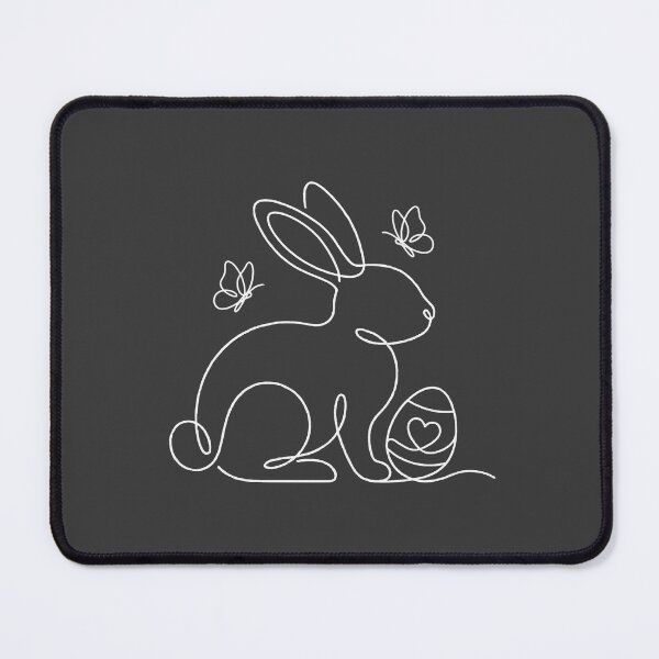 Item preview, Cute Simple Easter Bunny Line Art designed and sold by Little Light Lab.
