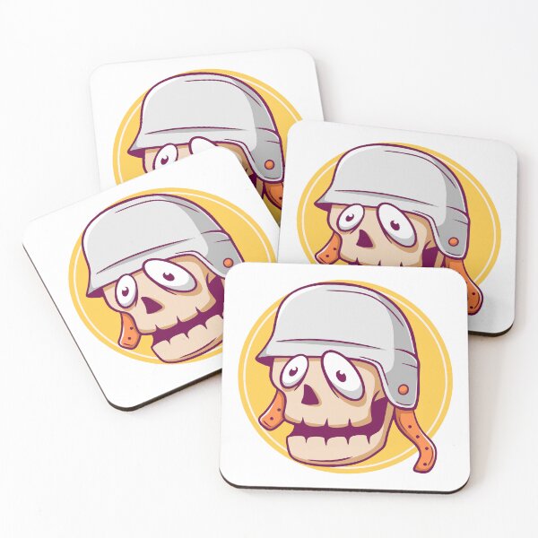 Item preview, Skeleton Soldier in White Helmet designed and sold by anthonyplynch.