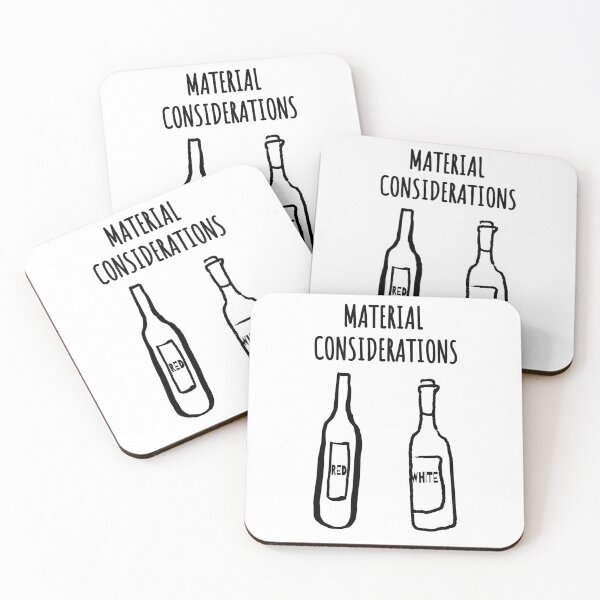 Item preview, Material Considerations - Wine designed and sold by Son Of The Fox.