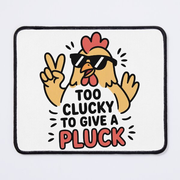 Item preview, Too Clucky To Give A Pluck designed and sold by theartfulaspie.