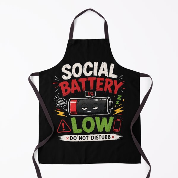 Item preview, Social Battery Low 1% Funny Introvert Shirt, Do Not Disturb Tee, Anti Social Humor T-Shirt, Leave Me Alone Graphic Tee designed and sold by thebestoffer.