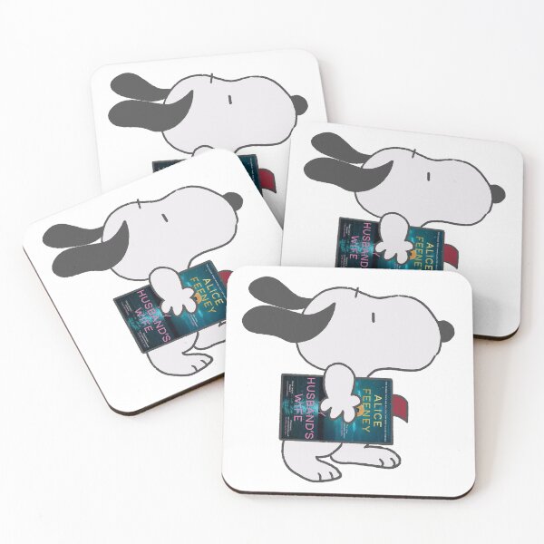 Item preview, snoopy reading my husbands wife designed and sold by liveawhimsylife.