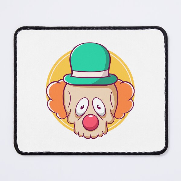 Item preview, Spooky Clown Skull with Green Hat designed and sold by anthonyplynch.