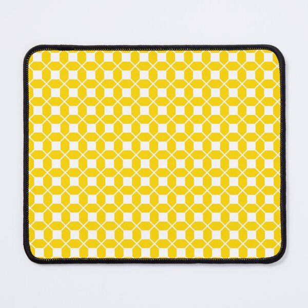 Item preview, Yellow & white geometric seamless pattern designed and sold by Mint + Midnight.