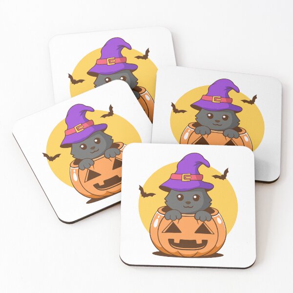 Item preview, Black Cat Witch in Jack O Lantern designed and sold by anthonyplynch.
