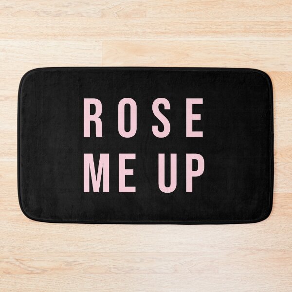 Item preview, Rose Me Up Pink Typography Quote designed and sold by LekkieStudioArt.