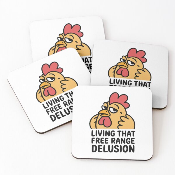 Item preview, Living That Free Range Delusion designed and sold by theartfulaspie.