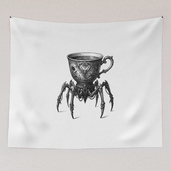 Item preview, Spider Tea Party designed and sold by krabbaraban.