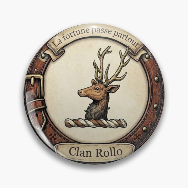 Item preview, Clan Rollo Crest designed and sold by BagTown Clans.