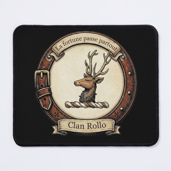 Item preview, Clan Rollo Crest designed and sold by BagTown Clans.