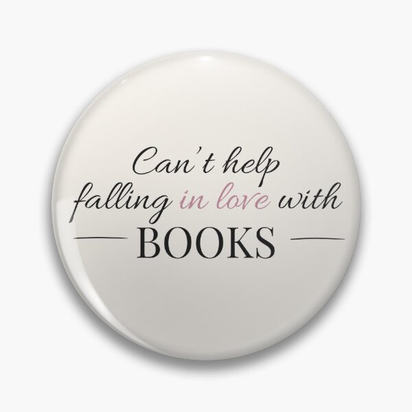 Item preview, Can't Help Falling In Love With Books - Booktok x Romance Reader Aesthetic designed and sold by Inkbound Co.