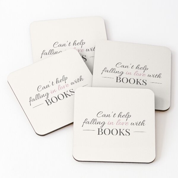 Item preview, Can't Help Falling In Love With Books - Booktok x Romance Reader Aesthetic designed and sold by Inkbound Co.