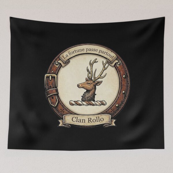 Item preview, Clan Rollo Crest designed and sold by BagTown Clans.