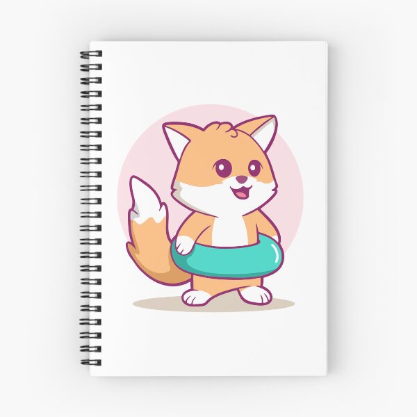 Item preview, Cute Summer Fox with Lifebuoy designed and sold by anthonyplynch.